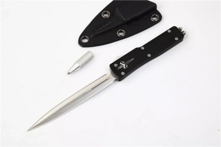 Marfione Mini Venom OTF Automatic Knife (3.7" Satin) Marfione Mini Venom OTF Automatic Knife (3.7" Satin)
