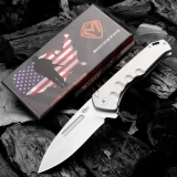 Medford Praetorian Swift FL Flipper Frame Lock Knife Aluminum (3.3") (5) Medford Praetorian Swift FL Flipper Frame Lock Knife Aluminum (3.3") (5)