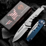 Medford Praetorian Swift FL Flipper Frame Lock Knife Aluminum (3.3") (6) Medford Praetorian Swift FL Flipper Frame Lock Knife Aluminum (3.3") (6)