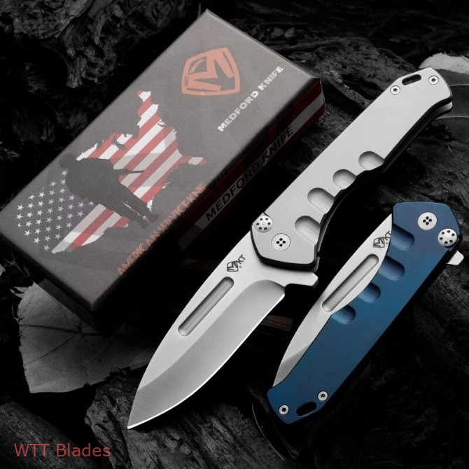 Medford Praetorian Swift FL Flipper Frame Lock Knife Aluminum (3.3") (6) Medford Praetorian Swift FL Flipper Frame Lock Knife Aluminum (3.3") (6)