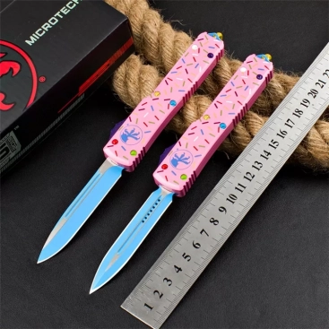 MT Exclusive Dessert Warrior Ultratech D/E OTF Donut Pink (3.4" Blue) MT Exclusive Dessert Warrior Ultratech D/E OTF Donut Pink (3.4" Blue)