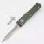 UTX-70 D/E OTF Automatic Knife OD Green (2.4" Stonewash)
