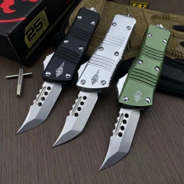 Mini Troodon Hellhound Signature Series OTF Automatic Knife(1.9" SW)