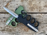 MT 4 Finger Dagger Hand Tank Knuckle OTF Automatic Knife (3.4" Satin) (3)