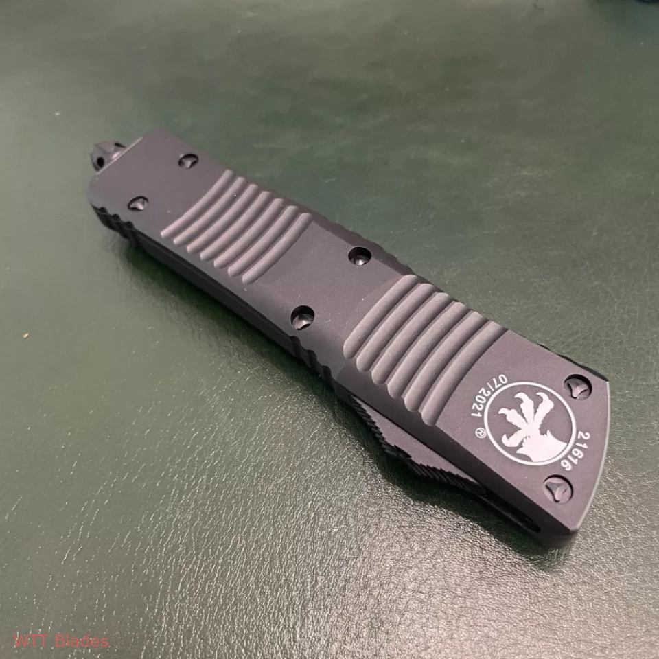 MT Combat Troodon D/E OTF Automatic Knife (3.8" Black) (4) MT Combat Troodon D/E OTF Automatic Knife (3.8" Black) (4)