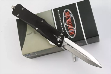 Mt Combat Troodon D/E OTF Knife Aluminum Handle D2 Blade (3.8" Satin) Mt Combat Troodon D/E OTF Knife Aluminum Handle D2 Blade (3.8" Satin)