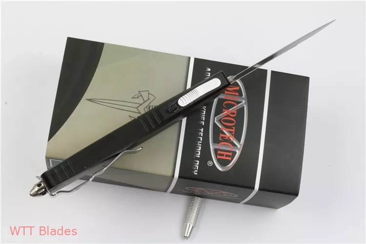 Mt Combat Troodon D/E OTF Knife Aluminum Handle D2 Blade (3.8" Satin) (4) Mt Combat Troodon D/E OTF Knife Aluminum Handle D2 Blade (3.8" Satin) (4)