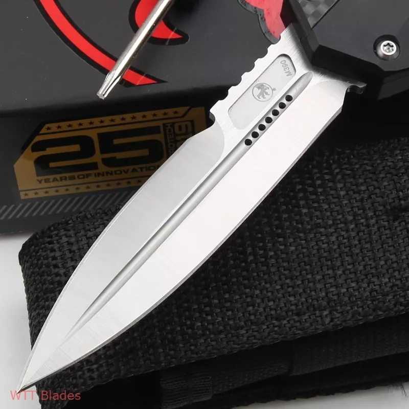 MT Glykon D/E OTF Automatic Knife Black Carbon Fibre (3.75" Satin) (2) MT Glykon D/E OTF Automatic Knife Black Carbon Fibre (3.75" Satin) (2)