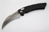 MT Hawk Automatic Knife Black (4" Two Tone Stonewash) (2) MT Hawk Automatic Knife Black (4" Two Tone Stonewash) (2)