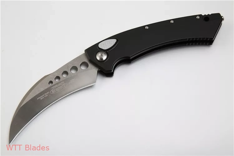 MT Hawk Automatic Knife Black (4" Two Tone Stonewash) (2) MT Hawk Automatic Knife Black (4" Two Tone Stonewash) (2)