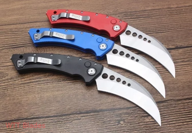 MT Hawk Automatic Knife Black (4" Two Tone Stonewash) (7) MT Hawk Automatic Knife Black (4" Two Tone Stonewash) (7)