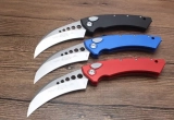 MT Hawk Automatic Knife Red (4" Two Tone Stonewash) (2) MT Hawk Automatic Knife Red (4" Two Tone Stonewash) (2)