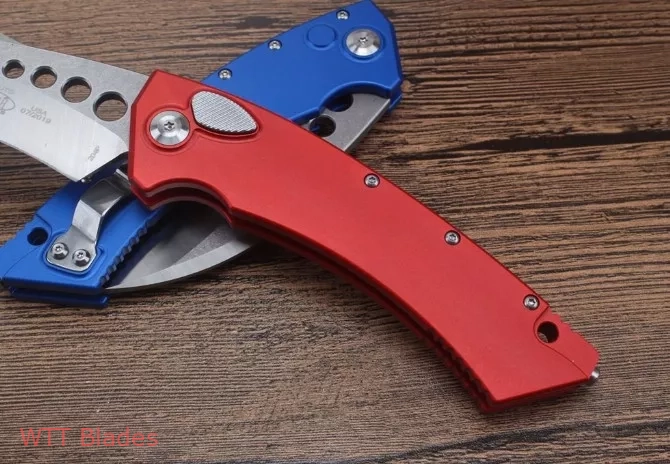 MT Hawk Automatic Knife Red (4" Two Tone Stonewash) (7) MT Hawk Automatic Knife Red (4" Two Tone Stonewash) (7)