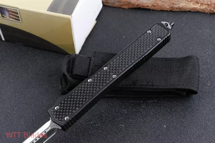 MT Makora II D/A OTF Automatic Knife (4.45" Carbon fibre) (8) MT Makora II D/A OTF Automatic Knife (4.45" Carbon fibre) (8)