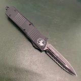 MT Tactical Combat Troodon OTF Dagger Knife (3.8" Black Full Serr) MT Tactical Combat Troodon OTF Dagger Knife (3.8" Black Full Serr)