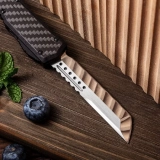 MT Ultratech Hellhound Tanto OTF Knife Carbon Fiber + Aluminium Hardware (3.5" Mirror) (5) MT Ultratech Hellhound Tanto OTF Knife Carbon Fiber + Aluminium Hardware (3.5" Mirror) (5)