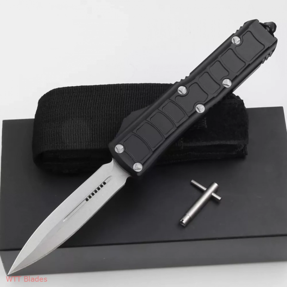 MT UTX-85 II Signature Series Dagger D/E OTF Automatic Black (3.1" Stonewash) MT UTX-85 II Signature Series Dagger D/E OTF Automatic Black (3.1" Stonewash)