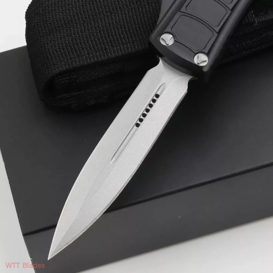 MT UTX-85 II Signature Series Dagger D/E OTF Automatic Black (3.1" Stonewash) (3) MT UTX-85 II Signature Series Dagger D/E OTF Automatic Black (3.1" Stonewash) (3)