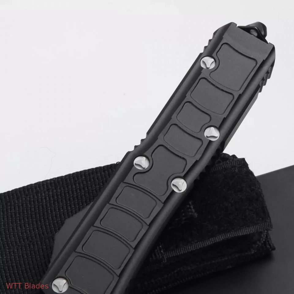 MT UTX-85 II Signature Series Dagger D/E OTF Automatic Black (3.1" Stonewash) (5) MT UTX-85 II Signature Series Dagger D/E OTF Automatic Black (3.1" Stonewash) (5)