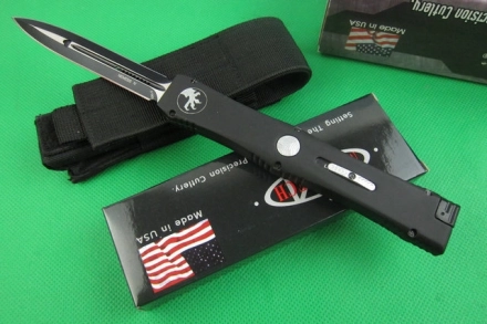 Nemesis IV OTF Automatic Knife (4.2" Black Plain) Nemesis IV OTF Automatic Knife (4.2" Black Plain)