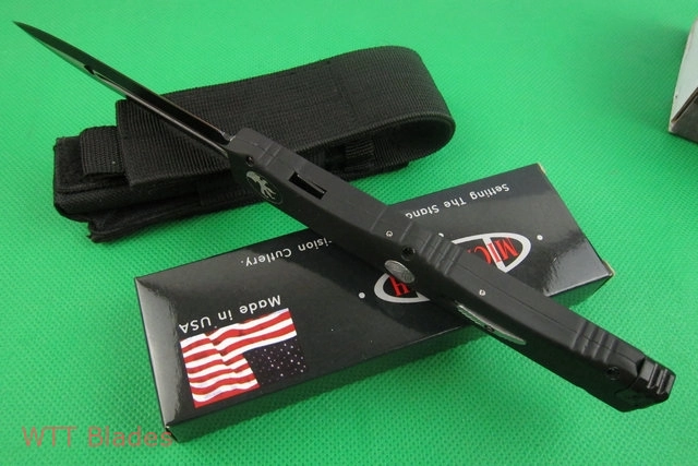 Nemesis IV OTF Automatic Knife (4.2" Black Plain) (3) Nemesis IV OTF Automatic Knife (4.2" Black Plain) (3)