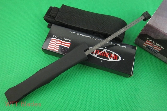 Nemesis IV OTF Automatic Knife (4.2" Black Plain) (6) Nemesis IV OTF Automatic Knife (4.2" Black Plain) (6)