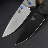 New BM Narrows 748 AXIS Lock Knife Titanium M390 knive (3.4" Satin) (5) New BM Narrows 748 AXIS Lock Knife Titanium M390 knive (3.4" Satin) (5)