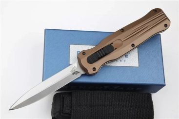 Pagan PROTOTYPE 3320 D/E OTF Automatic Knife Brown (3.96" Stonewash) Pagan PROTOTYPE 3320 D/E OTF Automatic Knife Brown (3.96" Stonewash)