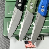 PT Blue/Green/Black T6 Aluminum Alloy Handle CPM MagnaCut Blade Side Jumping Folding Knife (7.48 IN Tri Color) DS101 (3) PT Blue/Green/Black T6 Aluminum Alloy Handle CPM MagnaCut Blade Side Jumping Folding Knife (7.48 IN Tri Color) DS101 (3)