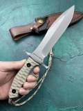 Rambo: Mini Last Blood Heartstopper Fixed Blade Knife (6" Satin) (4) Rambo: Mini Last Blood Heartstopper Fixed Blade Knife (6" Satin) (4)