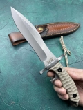 Rambo: Mini Last Blood Heartstopper Fixed Blade Knife (6" Satin) (5) Rambo: Mini Last Blood Heartstopper Fixed Blade Knife (6" Satin) (5)