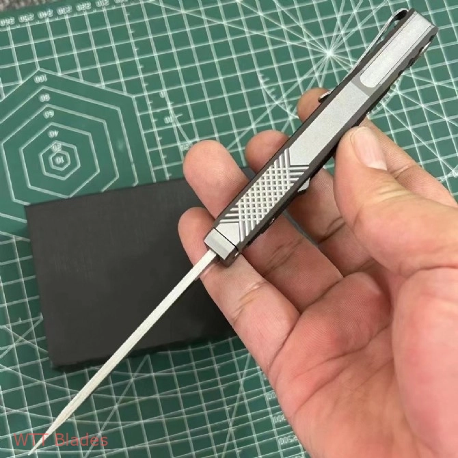 EXO-M Tanto Gravity Knife Black Burlap Micarta (3.2") (5) EXO-M Tanto Gravity Knife Black Burlap Micarta (3.2") (5)