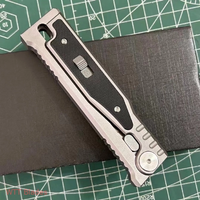 EXO-M Tanto Gravity Knife Black Burlap Micarta (3.2") (7) EXO-M Tanto Gravity Knife Black Burlap Micarta (3.2") (7)