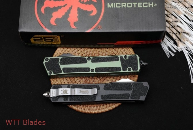 Scarab II S/E OTF Automatic Knife Black (3.75" Stonewash) (7)