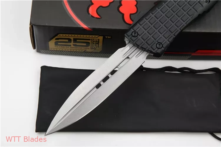 Signature Combat Troodon Delta D/E OTF Auto Knife Black (3.75" Stonewash) (5) Signature Combat Troodon Delta D/E OTF Auto Knife Black (3.75" Stonewash) (5)