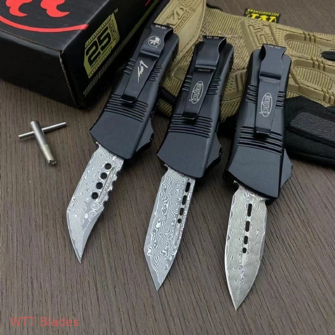 Signature Series Troodon Mini CA Legal OTF Auto Black (1.9" Dam) (2) Signature Series Troodon Mini CA Legal OTF Auto Black (1.9" Dam) (2)