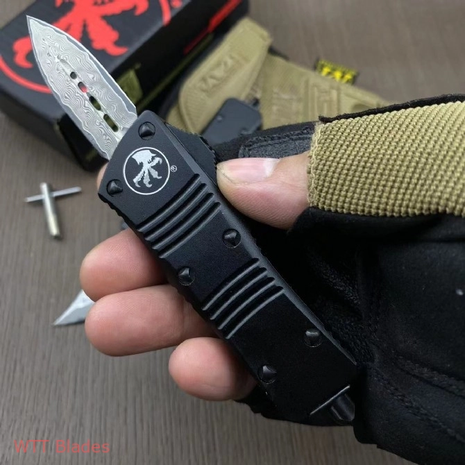 Signature Series Troodon Mini CA Legal OTF Auto Black (1.9" Dam) (7) Signature Series Troodon Mini CA Legal OTF Auto Black (1.9" Dam) (7)