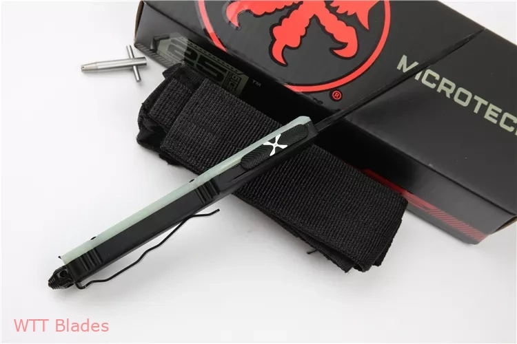 Signature Series UTX-70 Hellhound Tanto OTF Auto Knife Jade G-10 (2.4" Black) (6) Signature Series UTX-70 Hellhound Tanto OTF Auto Knife Jade G-10 (2.4" Black) (6)