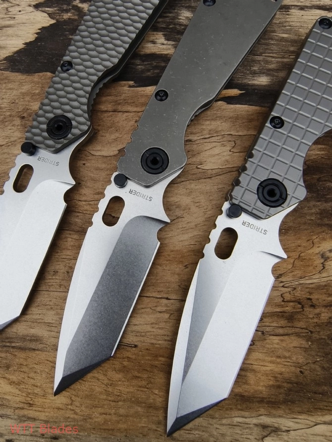 SMF Tanto Ti Folding Knife (3.9" Stonewash Plain) SMF Tanto Ti Folding Knife (3.9" Stonewash Plain)