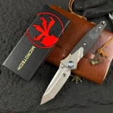 Socom Bravo Mini Spear Point Frame Lock Knife Ti/CF (3.4" Satin) (6) Socom Bravo Mini Spear Point Frame Lock Knife Ti/CF (3.4" Satin) (6)
