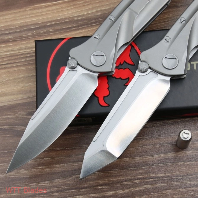 Socom Delta Frame Lock Knife Titanium (4" Satin) (4) Socom Delta Frame Lock Knife Titanium (4" Satin) (4)