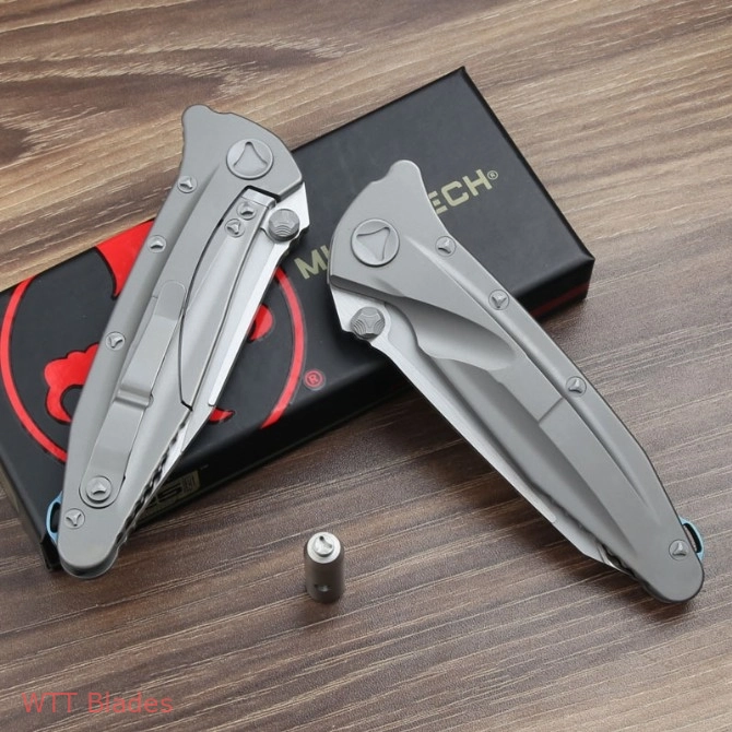 Socom Delta Frame Lock Knife Titanium (4" Satin) (7) Socom Delta Frame Lock Knife Titanium (4" Satin) (7)