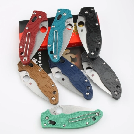 Spider C101 nylon fiberglass handle S30V blade with 7 colors Plastic handle Spider C101 nylon fiberglass handle S30V blade with 7 colors Plastic handle