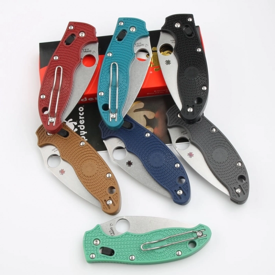 Spider C101 nylon fiberglass handle S30V blade with 7 colors Plastic handle Spider C101 nylon fiberglass handle S30V blade with 7 colors Plastic handle