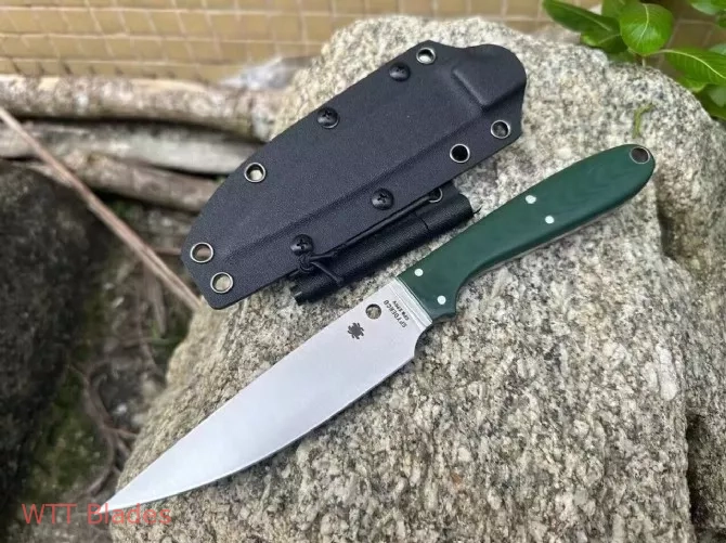 Spyder Co Sprig Fixed Blade Knife FB37 (4.25" Green) Spyder Co Sprig Fixed Blade Knife FB37 (4.25" Green)