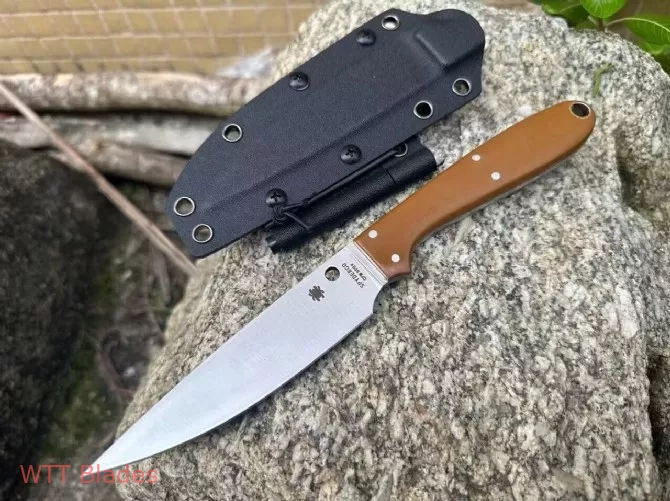 Spyder Co Sprig Fixed Blade Knife FB37 (Brown)