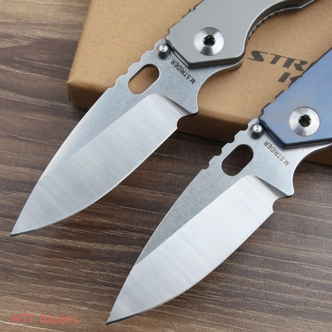 Strider Knives SnG Titanium (3.5" Stonewash Plain) (4) Strider Knives SnG Titanium (3.5" Stonewash Plain) (4)