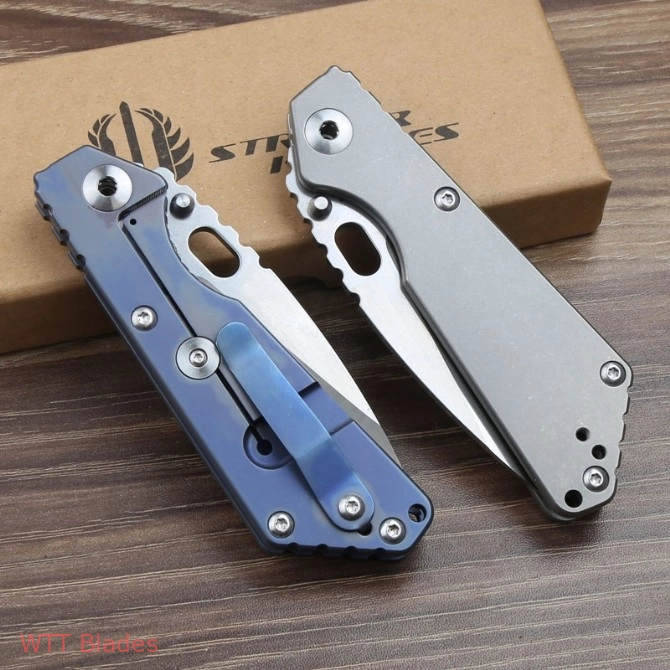 Strider Knives SnG Titanium (3.5" Stonewash Plain) (7) Strider Knives SnG Titanium (3.5" Stonewash Plain) (7)