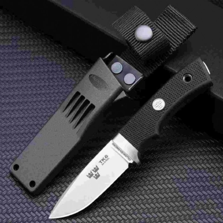 Tre Kronor Hunter Fixed Blade w/ Zytel Sheath (3.1" Satin) TK6Z