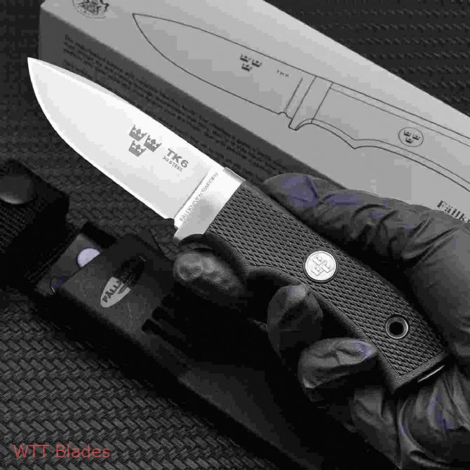 Tre Kronor Hunter Fixed Blade w/ Zytel Sheath (3.1" Satin) TK6Z (3)